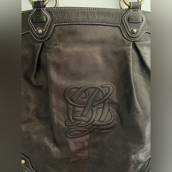 Louis Quatorze Leather Bag - chocolate brown color (Used) - Picture 5 of 6